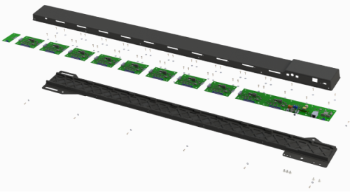 LM Cell monitor exploded view